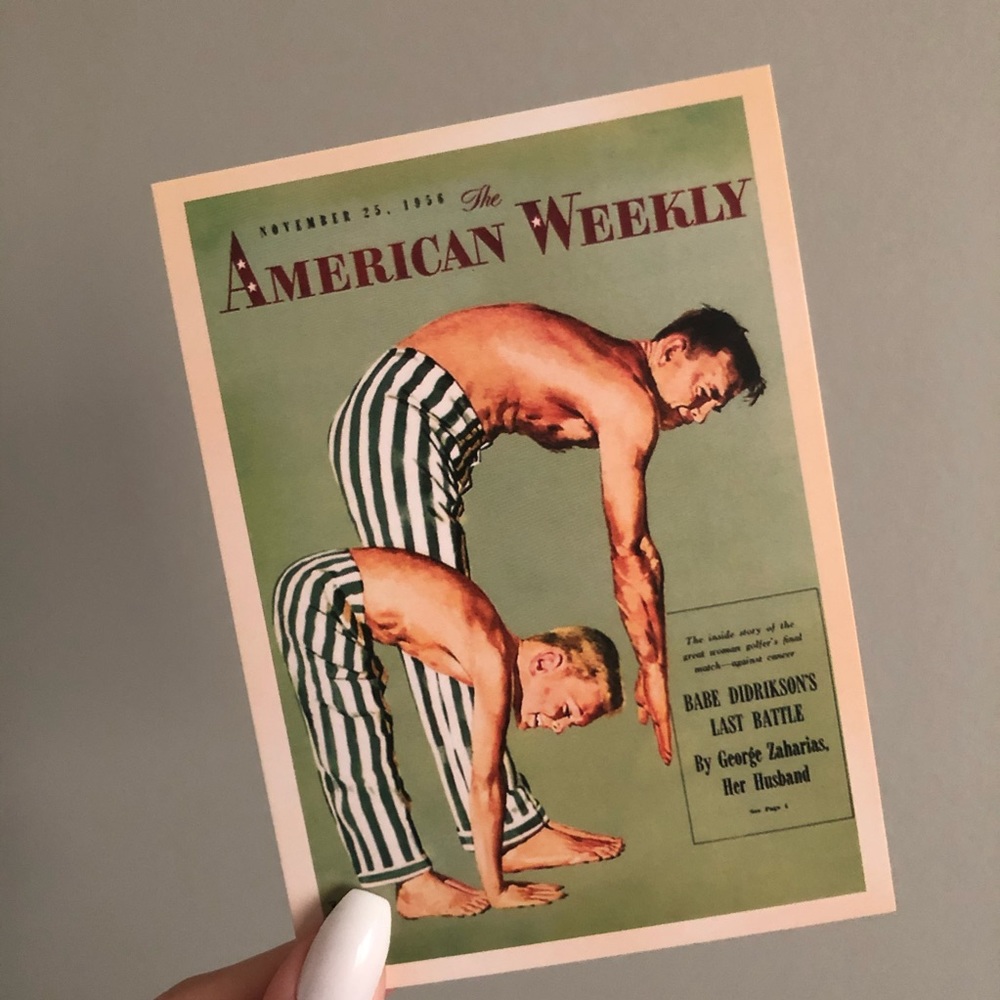 🌻10/$10🌻 Vintage Ad Postcard Art Wall Deco